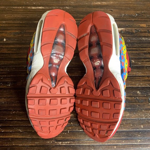 MENS NIKE AIR MAX 95 BALTIMORE HOME AWAY SNEAKERS CD7787 600 size 8 - Picture 6 of 7